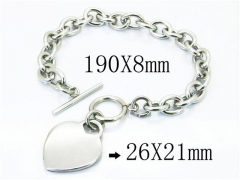 HY Stainless Steel 316L Bracelets (Lady Popular)-HY40B0211PC