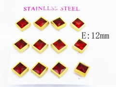HY Stainless Steel 316L Small Crystal Stud-HY59E0577IHV