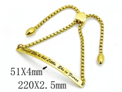 HY 316L Stainless Steel Bracelets (ID Bracelet)-HY23B0145HJZ