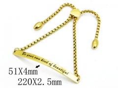 HY 316L Stainless Steel Bracelets (ID Bracelet)-HY23B0148HJS