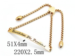 HY 316L Stainless Steel Bracelets (ID Bracelet)-HY23B0142HJL