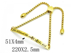 HY 316L Stainless Steel Bracelets (ID Bracelet)-HY23B0143HJX