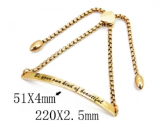 HY 316L Stainless Steel Bracelets (ID Bracelet)-HY23B0149HJL