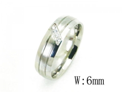 HY Wholesale 316L Stainless Steel Rings-HY23R0021J5