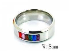 HY Wholesale 316L Stainless Steel Rings-HY23R0009KL