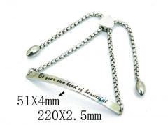 HY 316L Stainless Steel Bracelets (ID Bracelet)-HY23B0147HHD