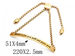 HY 316L Stainless Steel Bracelets (ID Bracelet)-HY23B0152HJL