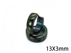 HY Stainless Steel 316L Huggie Hoop Earrings-HY25E0560IO