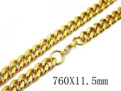 HY Wholesale 316L Stainless Steel Curb Chains-HY40N1049JOR