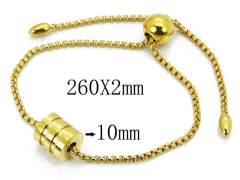 HY Wholesale 316L Stainless Steel Bracelets (Lady Popular)-HY59B0503HSS