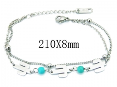 HY Wholesale 316L Stainless Steel Bracelets (Lady Popular)-HY54B0510NV