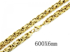 HY Wholesale 316L Stainless Steel Byzantine Chain-HY40N1032HNW