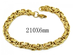 HY Wholesale Stainless Steel 316L Bracelets (Byzantine)-HY40B0215NL