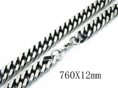 HY Wholesale 316L Stainless Steel Double Link Chains-HY40N1054JLD