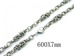 HY Wholesale 316L Stainless Steel Byzantine Chain-HY40N1046HPR