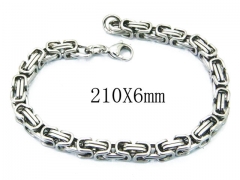 HY Wholesale Stainless Steel 316L Bracelets (Byzantine)-HY40B0214MQ