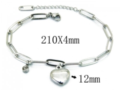 HY Wholesale 316L Stainless Steel Bracelets (Lady Popular)-HY54B0504LU