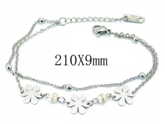 HY Wholesale 316L Stainless Steel Bracelets (Lady Popular)-HY54B0509ND