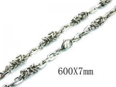 HY Wholesale 316L Stainless Steel Byzantine Chain-HY40N1047H9X