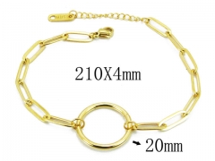 HY Wholesale 316L Stainless Steel Bracelets (Lady Popular)-HY54B0501LL