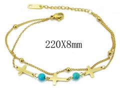 HY Wholesale 316L Stainless Steel Bracelets (Lady Popular)-HY54B0517OA