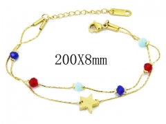 HY Wholesale 316L Stainless Steel Bracelets (Lady Popular)-HY54B0514O5