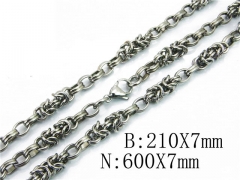 HY 316L Stainless Steel Necklaces Bracelets Sets-HY40S0312INC