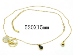 HY Wholesale Stainless Steel 316L Necklace-HY91S0608HOC