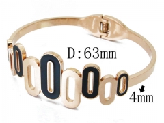 HY Wholesale Stainless Steel 316L Bangle(Crystal)-HY80B0945HKL