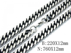 HY 316L Stainless Steel Necklaces Bracelets Sets-HY40S0320KNC