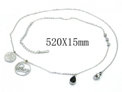 HY Wholesale Stainless Steel 316L Necklace-HY91S0607HLA