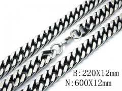 HY 316L Stainless Steel Necklaces Bracelets Sets-HY40S0321KHE