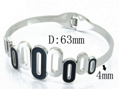HY Wholesale Stainless Steel 316L Bangle(Crystal)-HY80B0943HIW