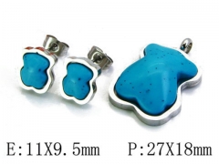 HY Wholesale Bears Earring/Pendant Set-HY64S0284HMZ