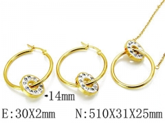 HY Wholesale 316 Stainless Steel jewelry Sets-HY06S0949HLD