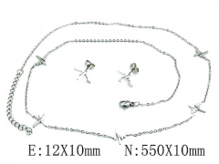 HY Wholesale 316 Stainless Steel jewelry Set-HY59S2875PS