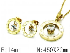 HY Wholesale 316 Stainless Steel jewelry Sets-HY81S0507HJS