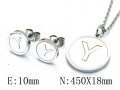 HY Wholesale 316 Stainless Steel jewelry Set-HY25S0715HJY