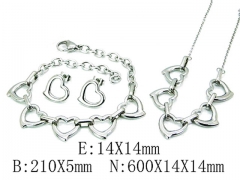 HY Wholesale jewelry Heart shaped Set-HY59S2826HMX