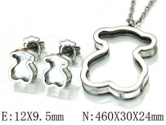 HY Wholesale Bears Earring/Pendant Set-HY90S0132HNX