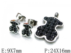 HY Wholesale Bears Earring/Pendant Set-HY64S0463IZZ