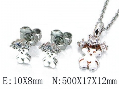 HY Wholesale Bears Earring/Pendant Set-HY90S0256IKD