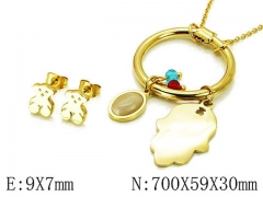 HY Wholesale Bears Earring/Pendant Set-HY64S0607IKQ