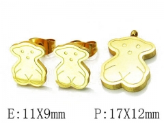 HY Wholesale Bears Earring/Pendant Set-HY64S0518HJQ