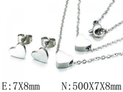 HY Wholesale jewelry Heart shaped Set-HY54S0233OQ