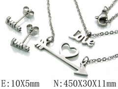 HY Wholesale 316 Stainless Steel jewelry Set-HY54S0371OC