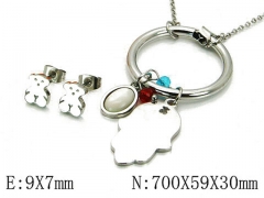 HY Wholesale Bears Earring/Pendant Set-HY64S0617IIY