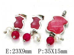 HY Wholesale Bears Earring/Pendant Set-HY64S0787HLZ