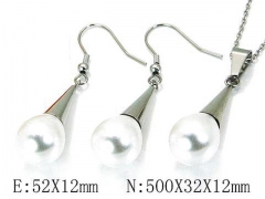 HY Wholesale Jewelry Natural Pearl Set-HY06S1058HIR
