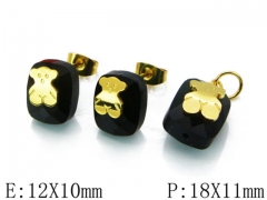 HY Wholesale Bears Earring/Pendant Set-HY64S0469IZZ